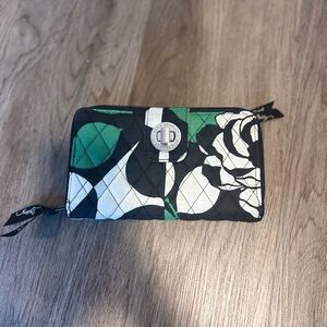 Vera Bradley "Imperial Rose" Turnkey Wallet